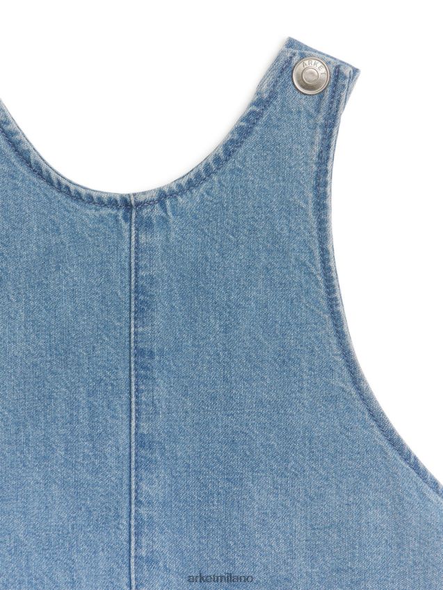 vestiario esso ARKET bambini vestito con salopette in denim blu 6F0F6L1741