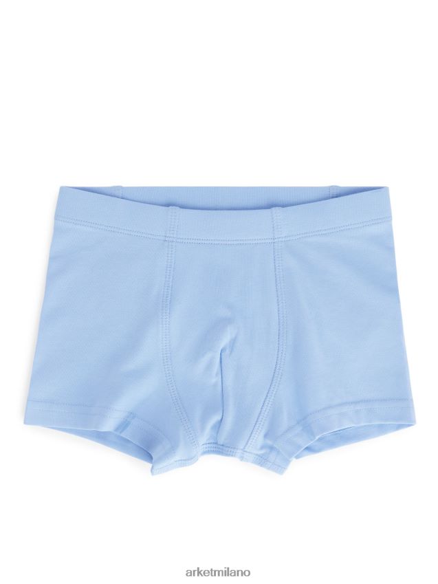 vestiario esso ARKET bambini bauli in maglia azzurro/grigio melange/bianco 6F0F6L1625