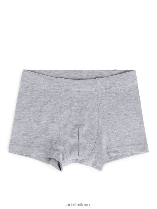 vestiario esso ARKET bambini bauli in maglia azzurro/grigio melange/bianco 6F0F6L1625