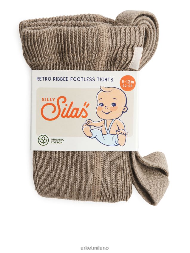 vestiario esso ARKET bambini sciocchi collant senza piede Silas con bretelle beige 6F0F6L1619