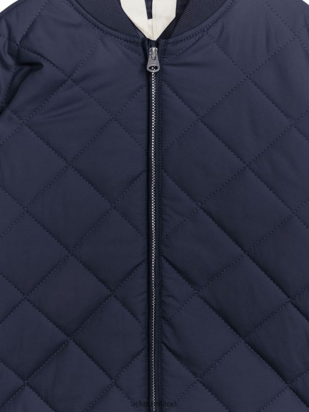vestiario esso ARKET bambini giacca isolante trapuntata blu scuro 6F0F6L1682