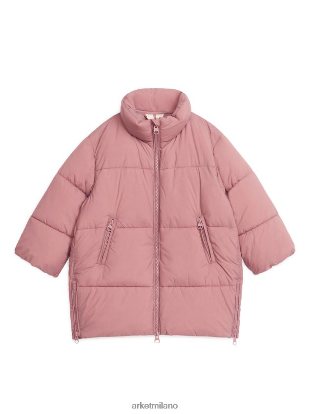 vestiario esso ARKET bambini piumino di media lunghezza rosa polveroso 6F0F6L1678
