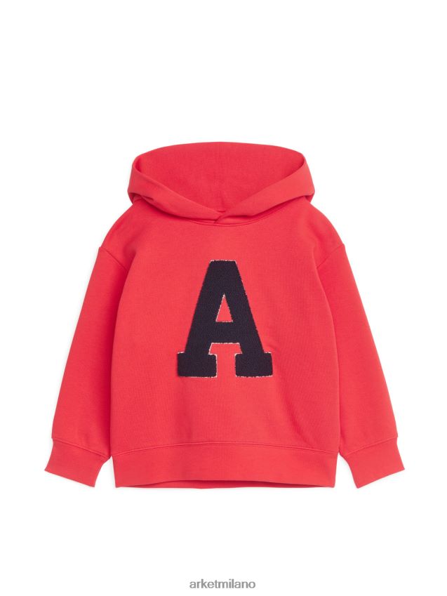 vestiario esso ARKET bambini felpa con cappuccio universitaria Rosso & blu 6F0F6L1517
