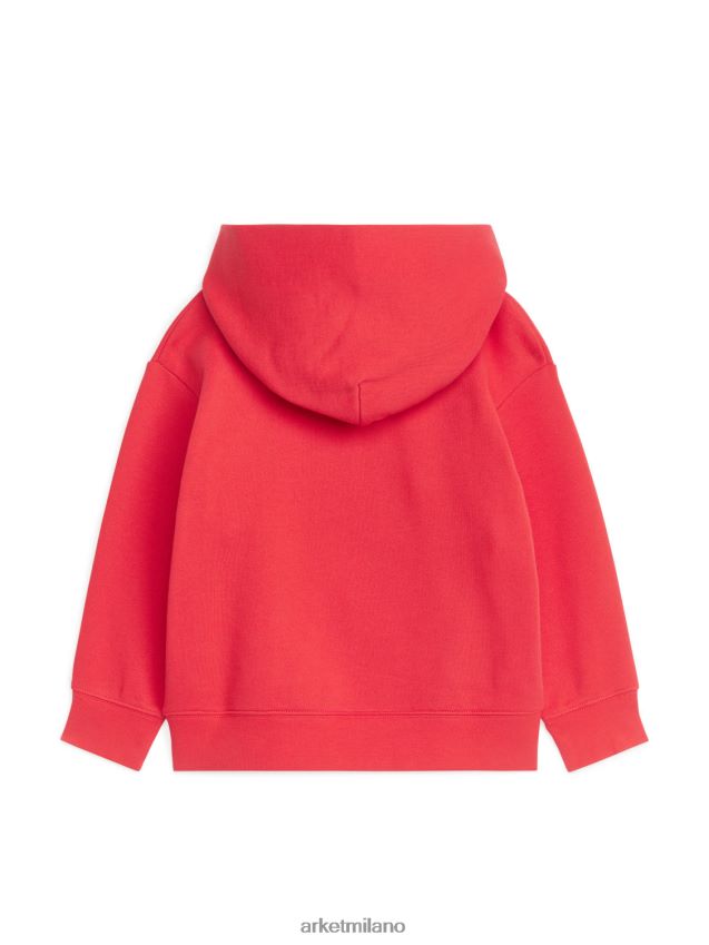 vestiario esso ARKET bambini felpa con cappuccio universitaria Rosso & blu 6F0F6L1517