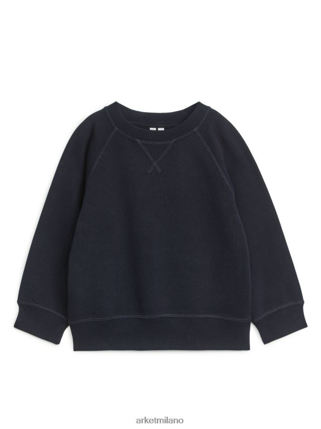 vestiario esso ARKET bambini felpa girocollo blu scuro 6F0F6L1533