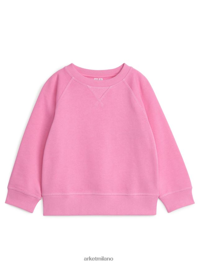 vestiario esso ARKET bambini felpa girocollo rosa 6F0F6L1508