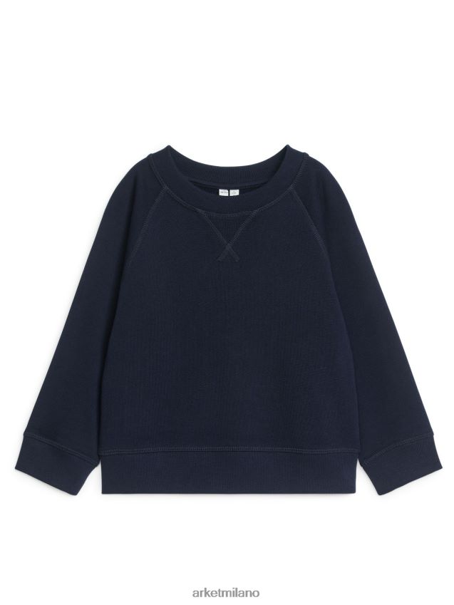 vestiario esso ARKET bambini felpa in spugna francese blu scuro 6F0F6L1514