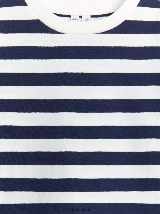 vestiario esso ARKET bambini maglietta a maniche lunghe blu scuro 6F0F6L1498