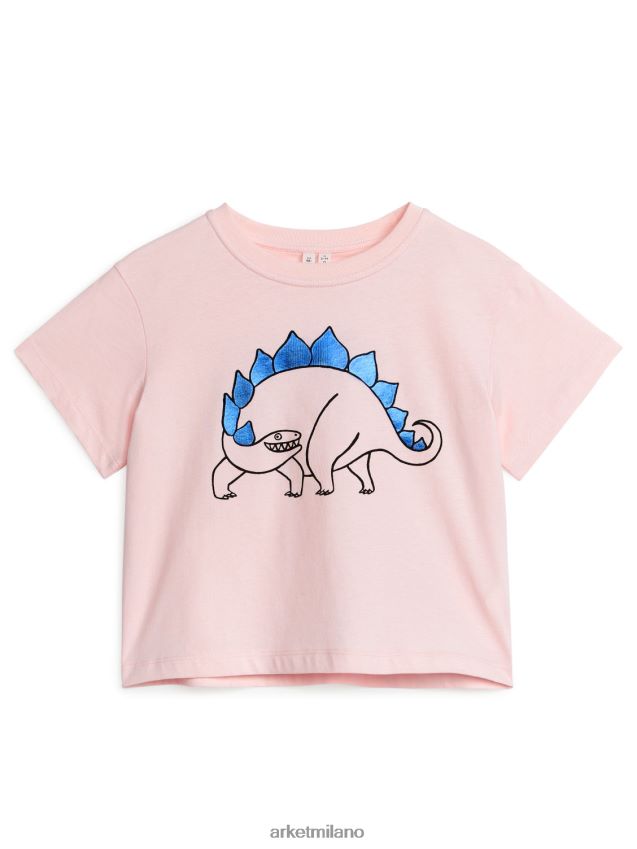 vestiario esso ARKET bambini maglietta ampia beige/dinosaurito 6F0F6L1510