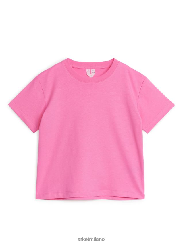 vestiario esso ARKET bambini maglietta girocollo rosa 6F0F6L1505