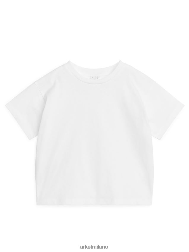 vestiario esso ARKET bambini maglietta leggera bianco 6F0F6L1525