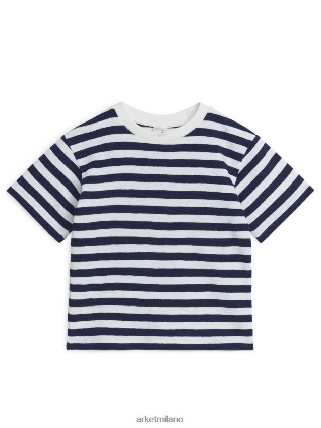 vestiario esso ARKET bambini maglietta strutturata blu/strisce 6F0F6L1460