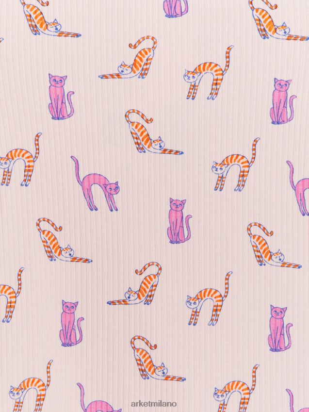 vestiario esso ARKET bambini parte superiore a costine rosa polveroso 6F0F6L1439