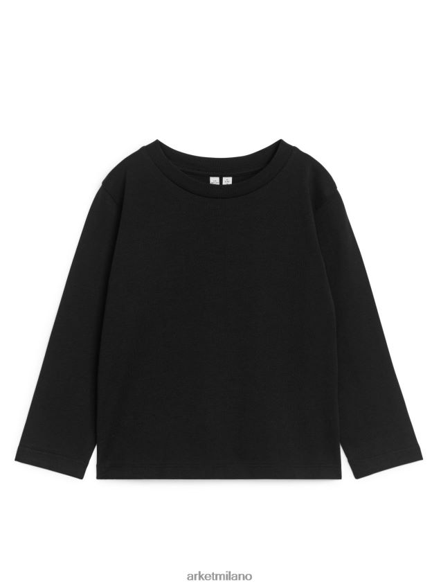 vestiario esso ARKET bambini set di 2 magliette a maniche lunghe bianco nero 6F0F6L1524