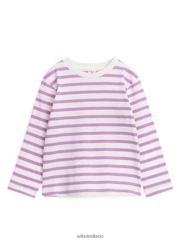 vestiario esso ARKET bambini set di 2 magliette a maniche lunghe lilla 6F0F6L1446