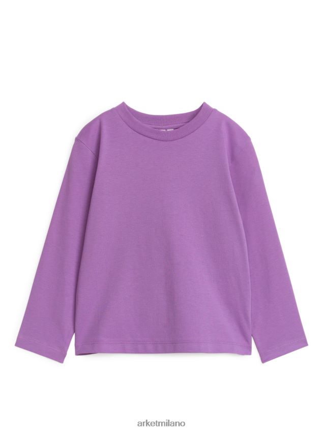 vestiario esso ARKET bambini set di 2 magliette a maniche lunghe lilla 6F0F6L1446