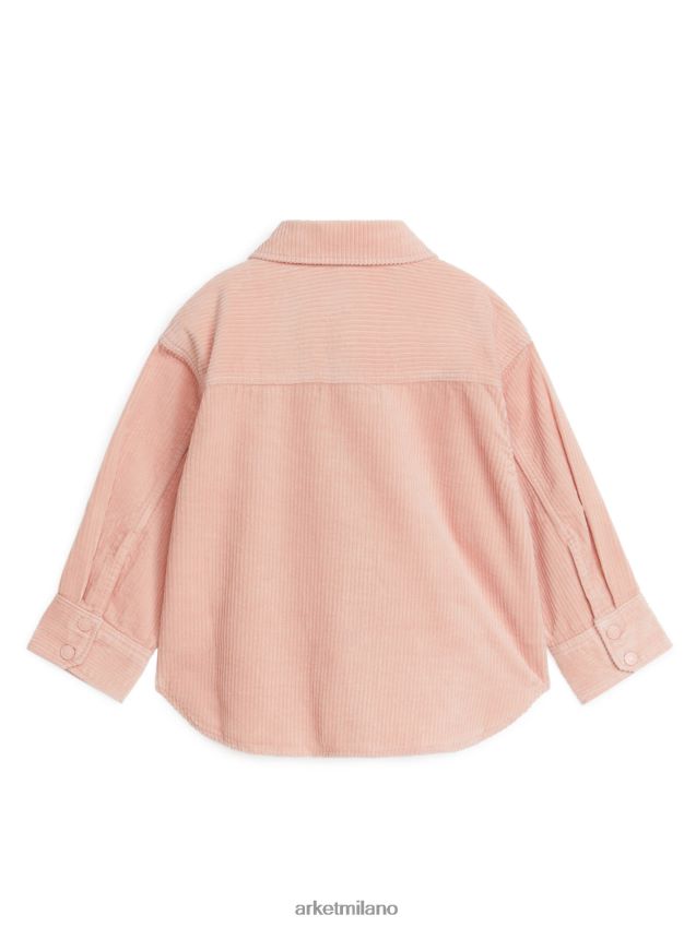 vestiario esso ARKET bambini sopracamicia di velluto a coste rosa polveroso 6F0F6L1441