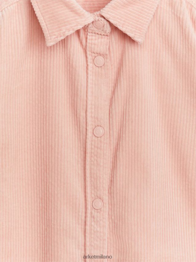 vestiario esso ARKET bambini sopracamicia di velluto a coste rosa polveroso 6F0F6L1441