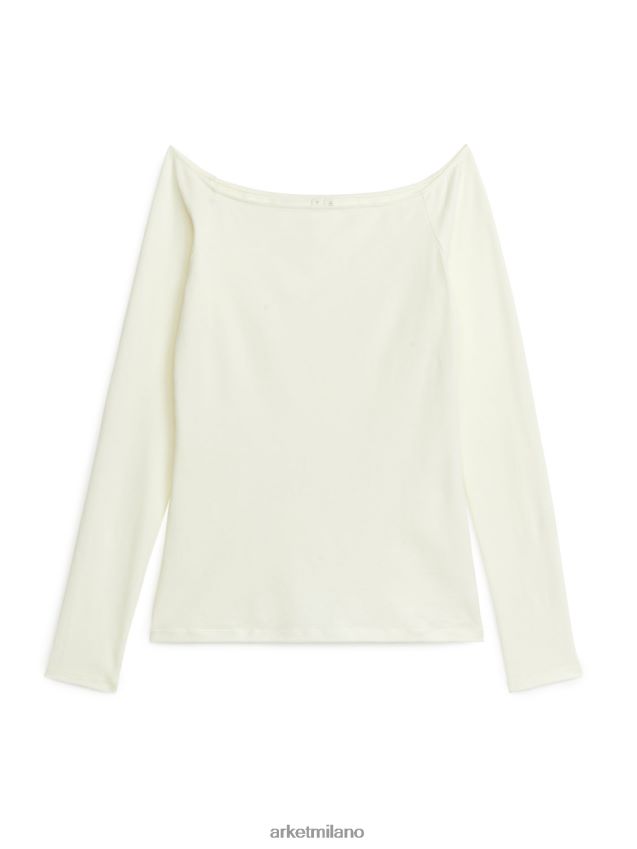 vestiario esso ARKET bambini top con spalle scoperte bianco 6F0F6L285