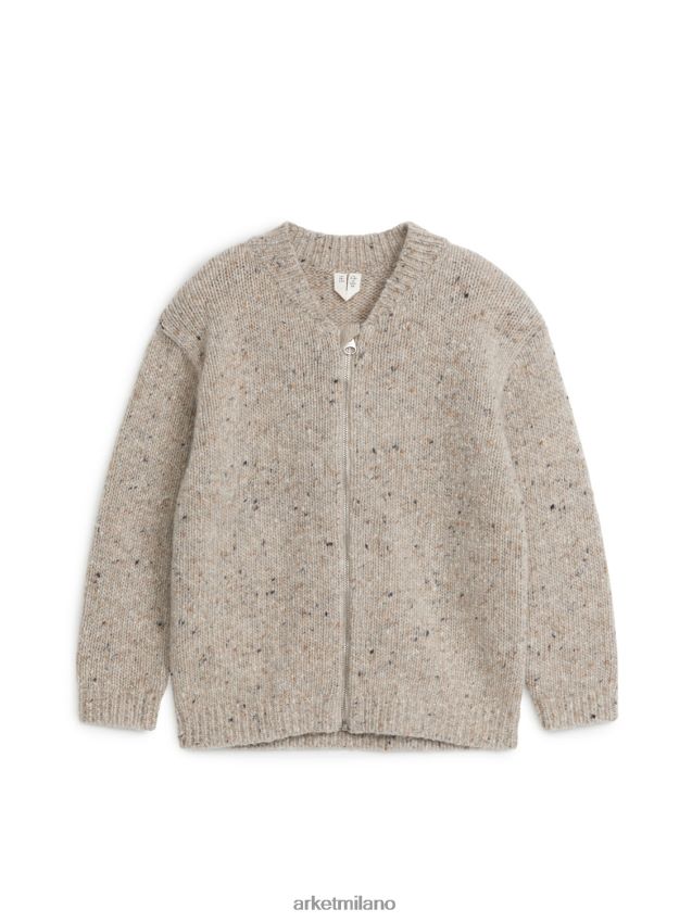 vestiario esso ARKET bambini Cardigan in maglia nes beige 6F0F6L1621