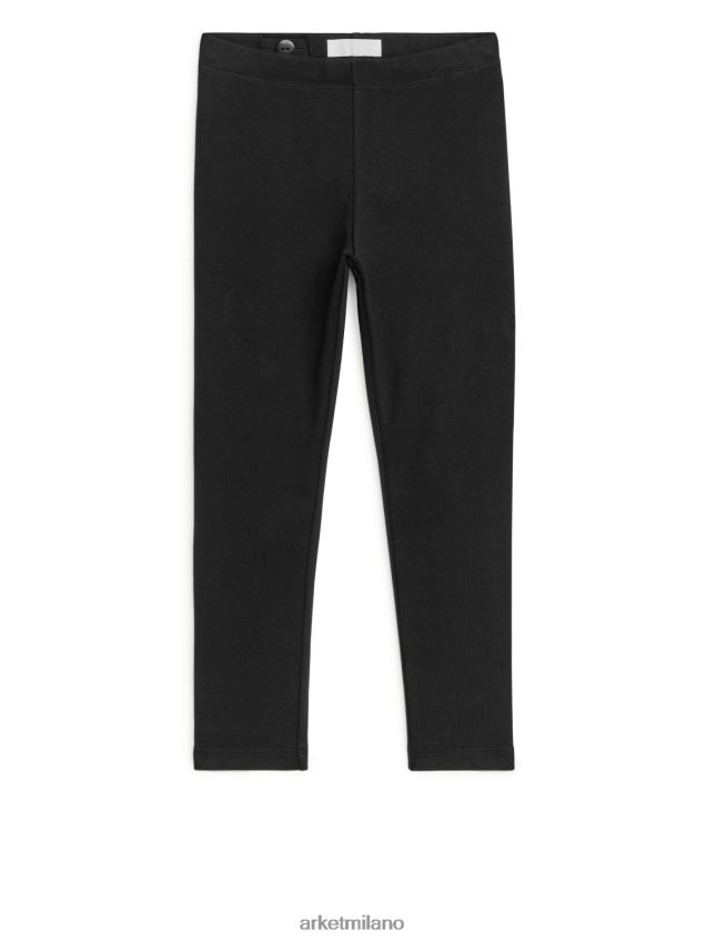 vestiario esso ARKET bambini leggings in maglia nero 6F0F6L1555