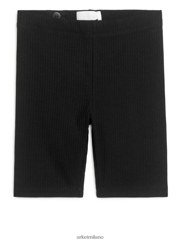 vestiario esso ARKET bambini pantaloncini da bicicletta a coste nero 6F0F6L1567