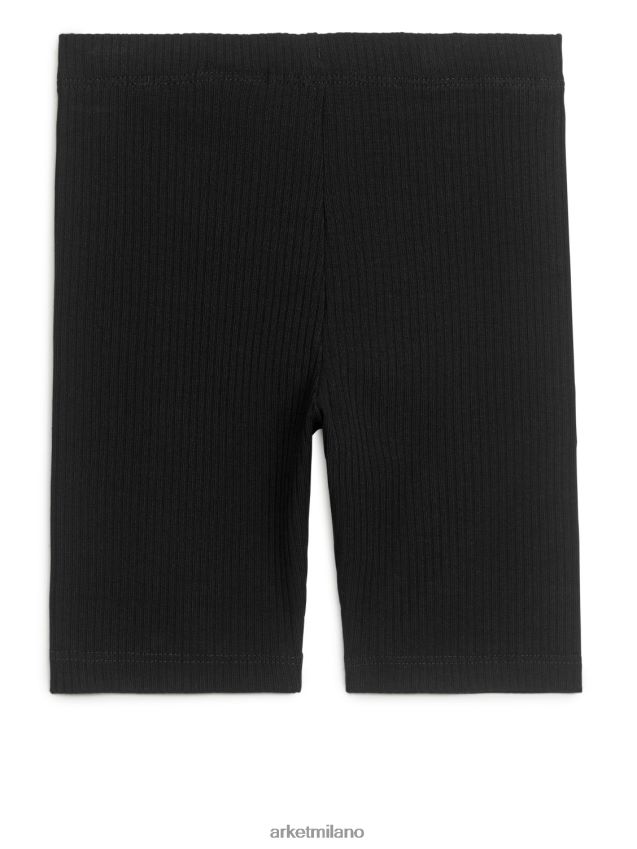 vestiario esso ARKET bambini pantaloncini da bicicletta a coste nero 6F0F6L1567