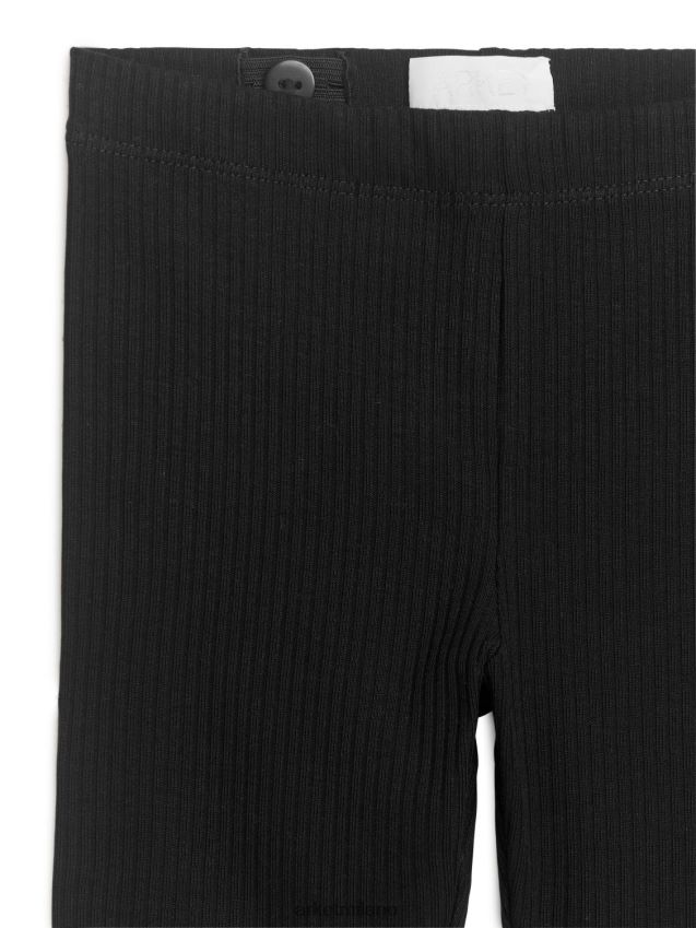vestiario esso ARKET bambini pantaloncini da bicicletta a coste nero 6F0F6L1567