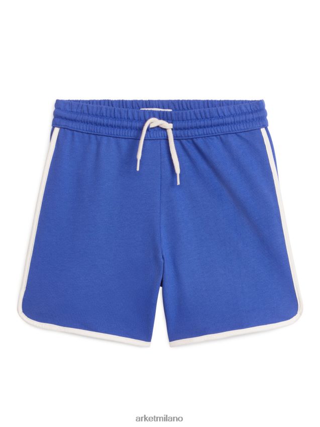 vestiario esso ARKET bambini pantaloncini di cotone blu bianco 6F0F6L1556