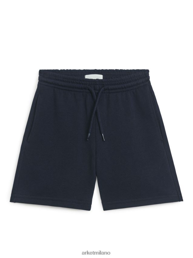 vestiario esso ARKET bambini pantaloncini in spugna francese blu scuro 6F0F6L1587