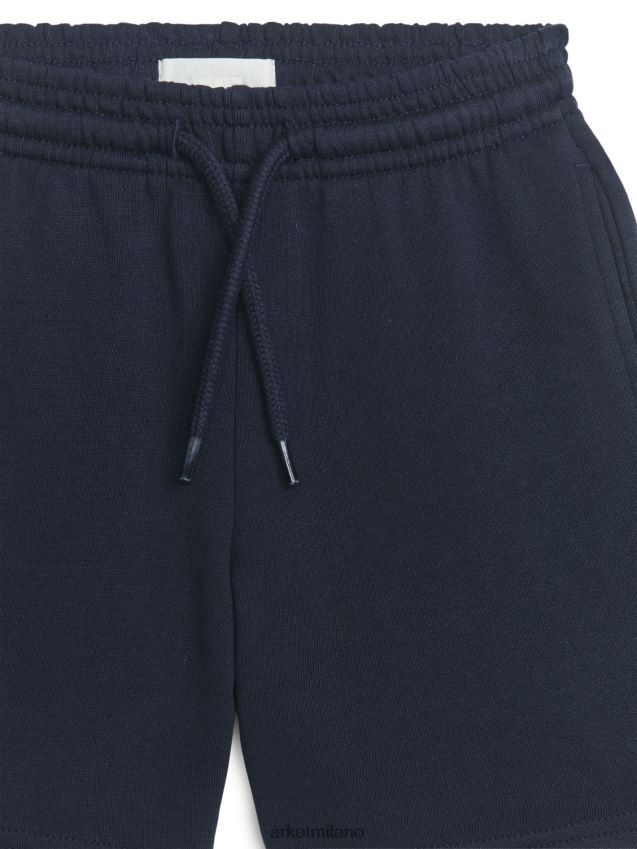 vestiario esso ARKET bambini pantaloncini in spugna francese blu scuro 6F0F6L1587
