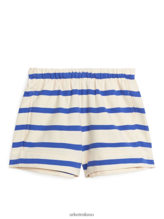 vestiario esso ARKET bambini pantaloncini in spugna francese blu/strisce 6F0F6L1561