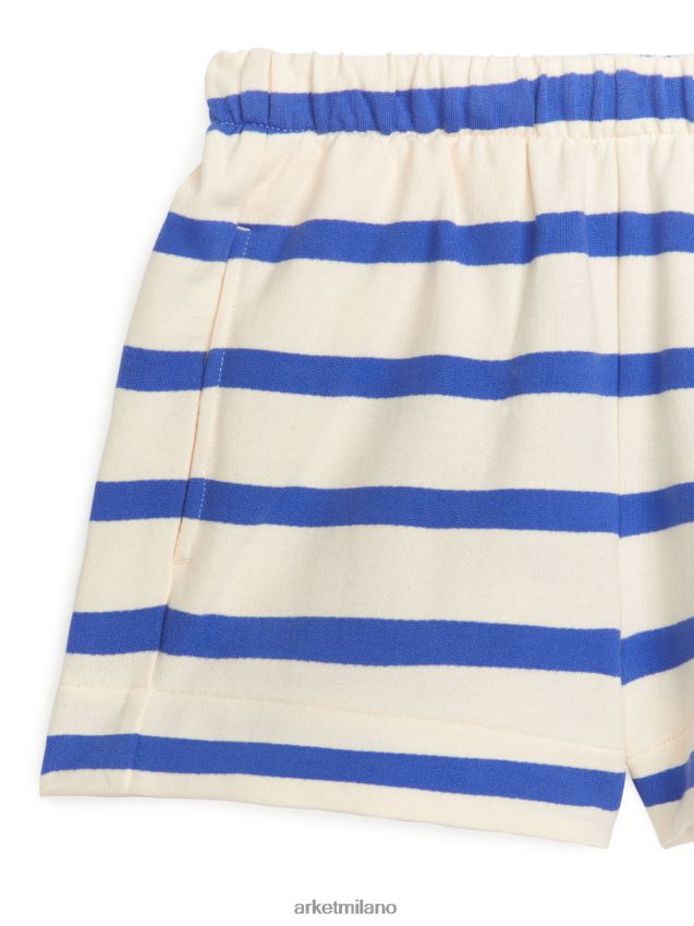 vestiario esso ARKET bambini pantaloncini in spugna francese blu/strisce 6F0F6L1561