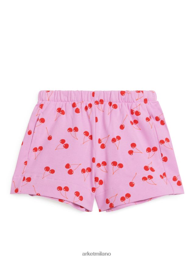 vestiario esso ARKET bambini pantaloncini in spugna francese rosa/ciliegie 6F0F6L1553