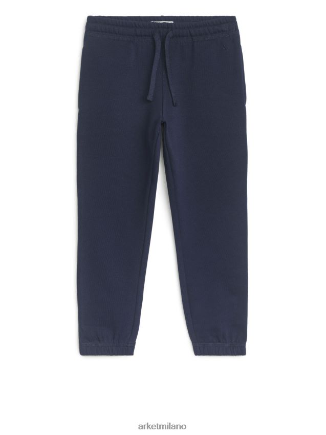 vestiario esso ARKET bambini pantaloni della tuta in spugna francese blu scuro 6F0F6L1549