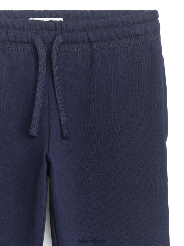 vestiario esso ARKET bambini pantaloni della tuta in spugna francese blu scuro 6F0F6L1549