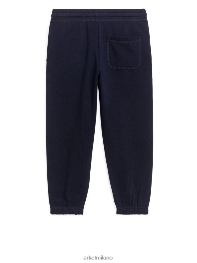 vestiario esso ARKET bambini pantaloni della tuta in spugna francese blu scuro 6F0F6L1582