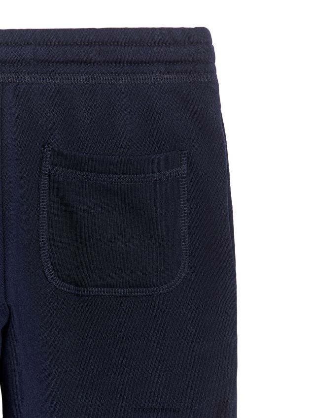 vestiario esso ARKET bambini pantaloni della tuta in spugna francese blu scuro 6F0F6L1582