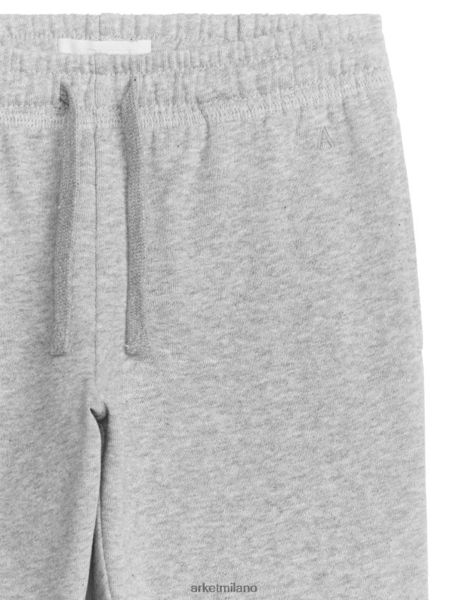 vestiario esso ARKET bambini pantaloni della tuta in spugna francese grigio/melange 6F0F6L1548