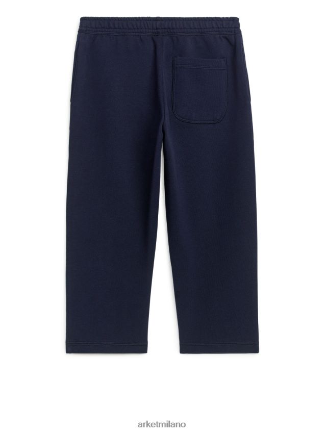 vestiario esso ARKET bambini pantaloni della tuta ricamati blu scuro 6F0F6L1574