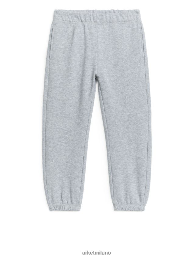 vestiario esso ARKET bambini pantaloni della tuta universitari grigio melange 6F0F6L1580