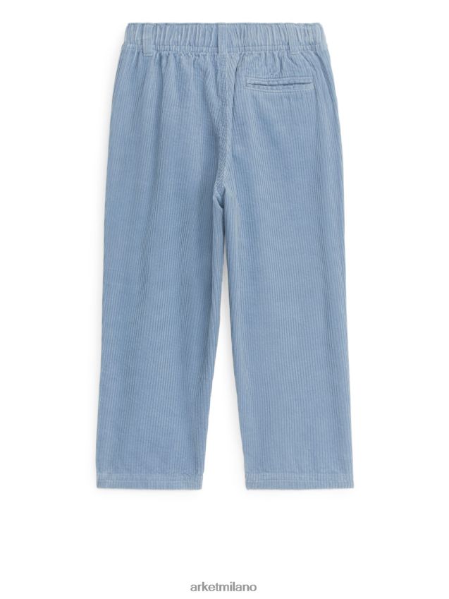 vestiario esso ARKET bambini pantaloni di velluto a coste blu polveroso 6F0F6L1547