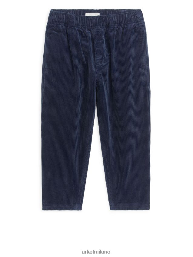 vestiario esso ARKET bambini pantaloni di velluto a coste blu scuro 6F0F6L1546