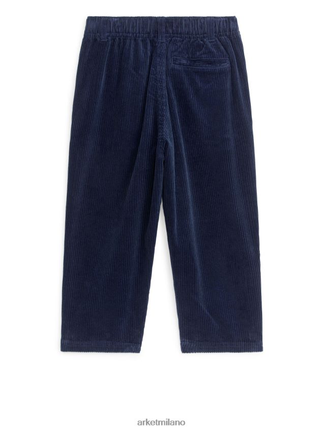 vestiario esso ARKET bambini pantaloni di velluto a coste blu scuro 6F0F6L1546