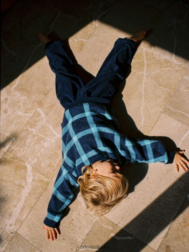 vestiario esso ARKET bambini pantaloni di velluto a coste blu scuro 6F0F6L1546