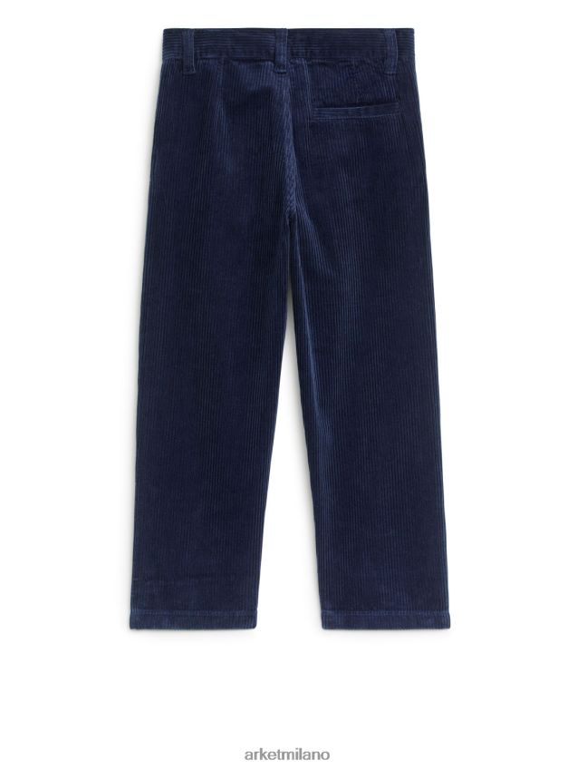 vestiario esso ARKET bambini pantaloni di velluto a coste blu scuro 6F0F6L1576