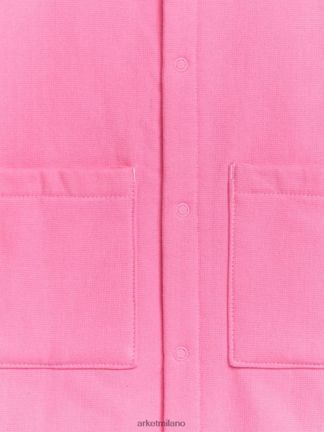 vestiario esso ARKET bambini accappatoio da spiaggia in cotone rosa 6F0F6L1665