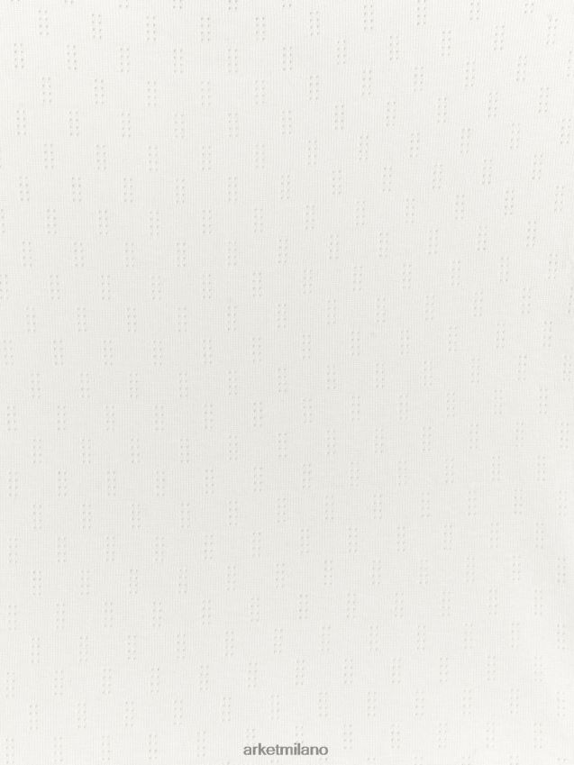 vestiario esso ARKET bambini pigiama corto a punta bianco 6F0F6L1668