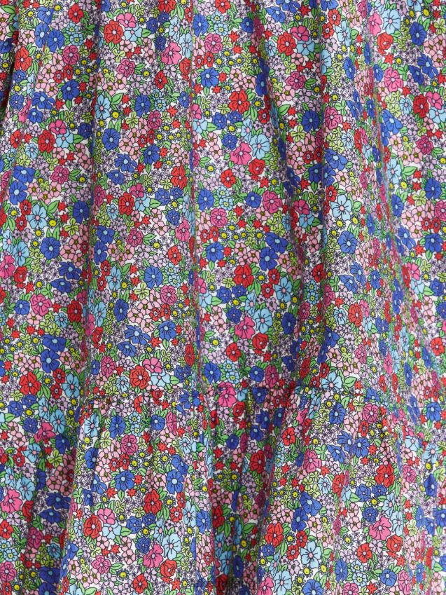 vestiario esso ARKET bambini abito in cotone arricciato multi/fiori 6F0F6L1371