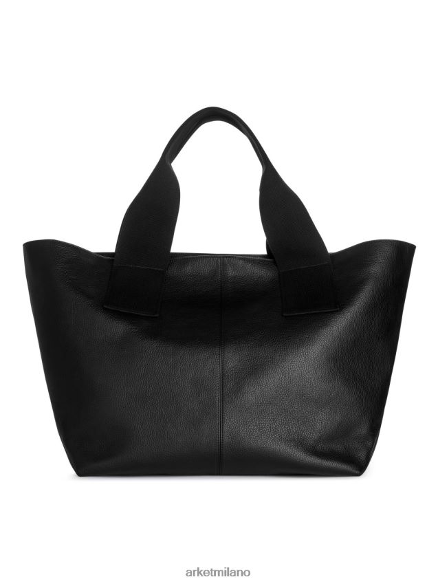borse esso ARKET unisex borsa in pelle nero 6F0F6L753